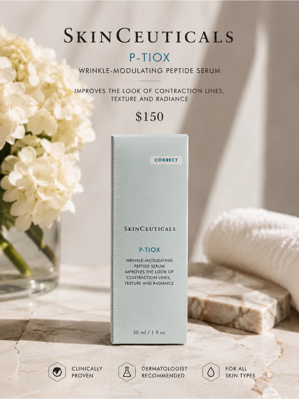 SkinCeuticals P-Tiox Peptide Serum NEW SEALED